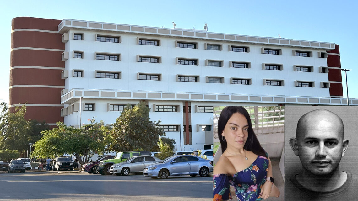 Linnette Morales Vázquez fue asesinada por su expareja Wilfredo H. Santiago Figueroa. Al fondo, el Tribunal de Ponce.