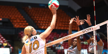 Yeliz Basa ataca por Santurce. (Foto suministrada)