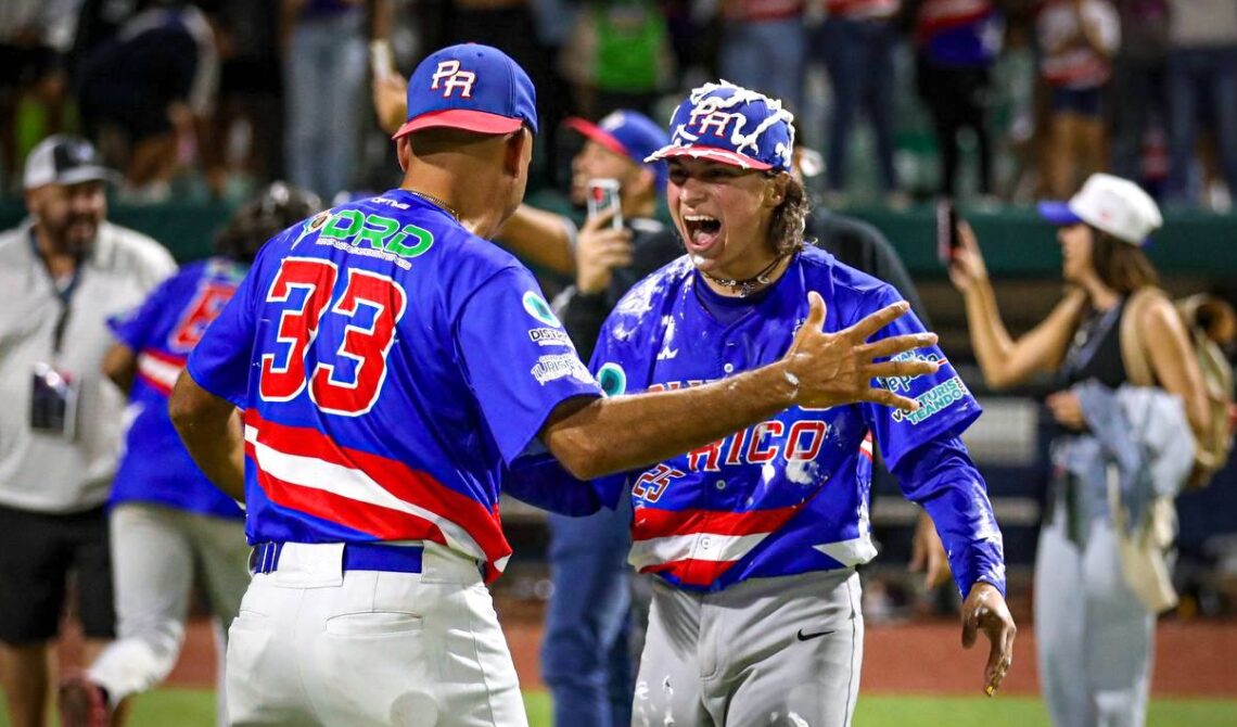 Carlos Rodríguez celebra el campeonato. (Foto suministrada)