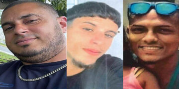 Luis Daniel Pagán Caballero, Edwin Gerardo Ruiz Báez y Pedro Javier Sálamo Colón. (Fotos suministradas)