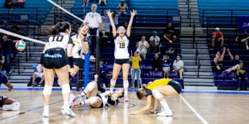 Emma Clothier celebra la victoria de las Pinkin de Corozal. (Foto suministrada)