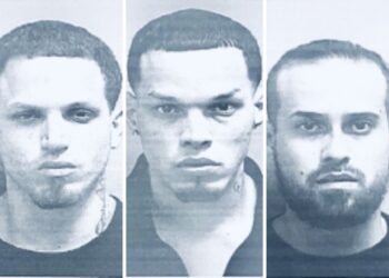De izquierda a derecha, Jan Carlos Cruz Rivera, Jeffrey Cruz Rivera y Edgardo Adams Laboy. (Fotos suministradas)