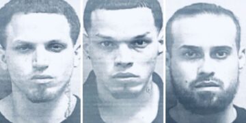 De izquierda a derecha, Jan Carlos Cruz Rivera, Jeffrey Cruz Rivera y Edgardo Adams Laboy. (Fotos suministradas)