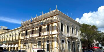 La hospedería de dos niveles colindará con el Hotel Bélgica y el restaurante Jalapeños. (Foto: Michelle Estrada Torres, archivo)