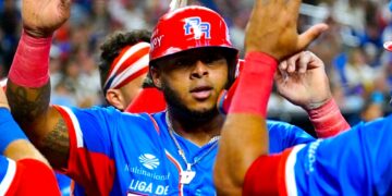 Nelson Velázquez, del equipo de Puerto Rico. (Foto suministrada)