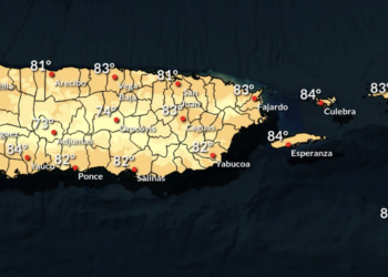 Temperaturas máximas para hoy. (Foto: SNM)