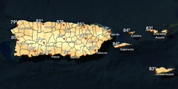 Temperaturas máximas para hoy. (Foto: SNM)