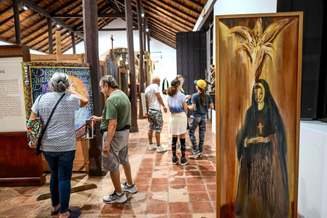 Obras de ¡Ay Lola, Lola! / Arte Sacralizante en el Museo de Arte Religioso Porta Coeli en San Germán. (Foto: Instituto de Cultura Puertorriqueña)