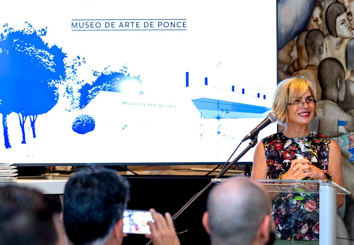 “La intención es tratar de abrir en el 2026, a principios del 2026 o antes”, puntualizó María Luisa Ferré Rangel, tras ofrecer un panorama sobre los trámites completados para el proyecto. (Foto: Museo de Arte de Ponce)
