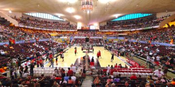 Durante 21 años, el tabloncillo del Auditorio Juan "Pachín" Vicens fue campo de batalla durante incontables  momentos inolvidables en la historia de los Leones de Ponce. (foto archivo)