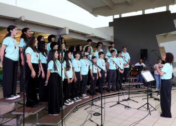 Coro CIMATEC, Escuela Secundaria Especializada en Ciencias, Matemáticas y Tecnología. (Foto suministrada)