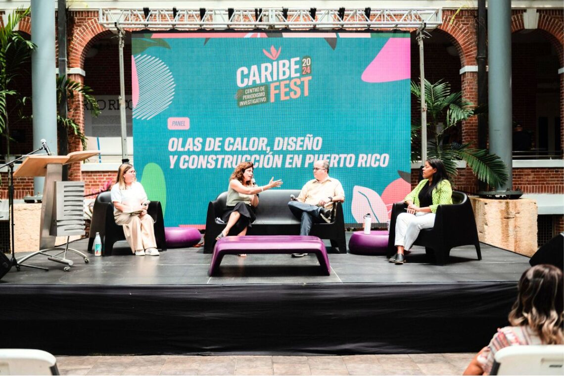 El panel, moderado por la periodista Aiola Virella, contó con la profesora de arquitectura Cristina Algaze Beato, el arquitecto Antonio Gárate Fernández y Hanna K. Rodríguez Morales, ingeniera ambiental de la Comisión para el Manejo de Riesgos, Emergencias y Desastres. (Foto por Esteban Morales Neris | CPI)