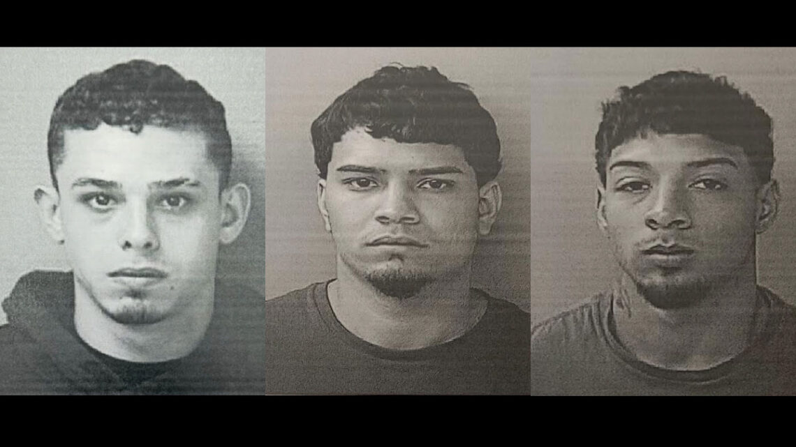 James Yaniel Santiago Rivera, Pablo Joel Feliciano Montalvo y Luis Josean Alicea Ferrer. (Fotos suministradas)