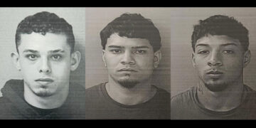James Yaniel Santiago Rivera, Pablo Joel Feliciano Montalvo y Luis Josean Alicea Ferrer. (Fotos suministradas)