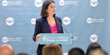 Jueza presidenta del Tribunal Supremo, Maite Oronoz Rodríguez. (Foto suministrada)