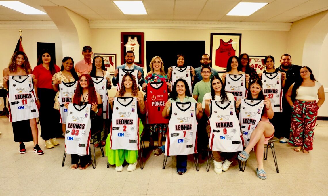 Leonas de Ponce de la Liga de Baloncesto Puertorriqueña Femenina. (Foto suministrada)