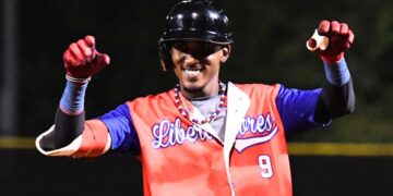 Carlos Lugo, de los Libertadores (Foto: Ángel Santiago)