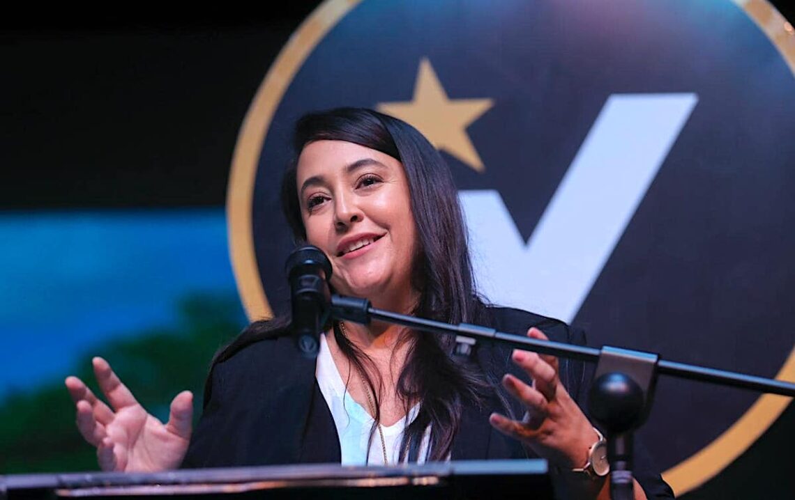Lillian Aponte Dones, comisionada electoral del Movimiento Victoria Ciudadana. (Foto tomada de Facebook)