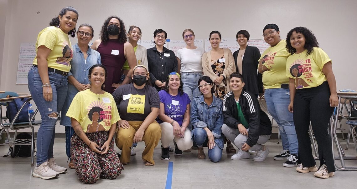 Participantes en Asamblea de Mujeres, Mayagüez (Foto: Proyecto Matria)