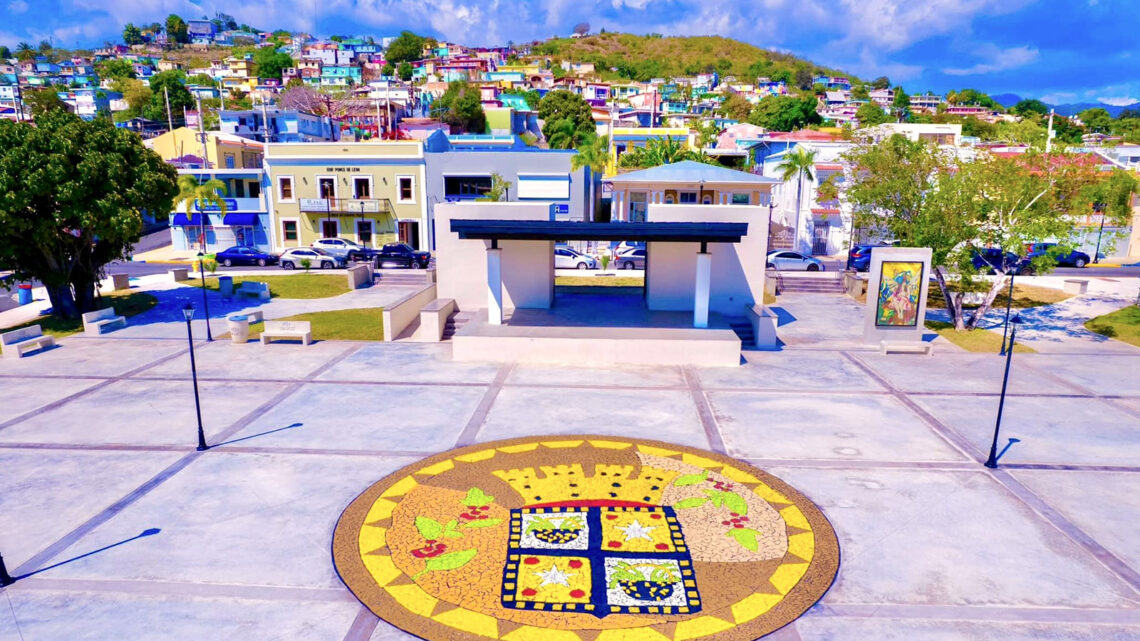 Plaza Fernando Pacheco y Matos de Yauco. (Foto: Oficina de Turismo de Yauco)