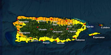 Gráfica: Servicio Nacional de Meteorología
