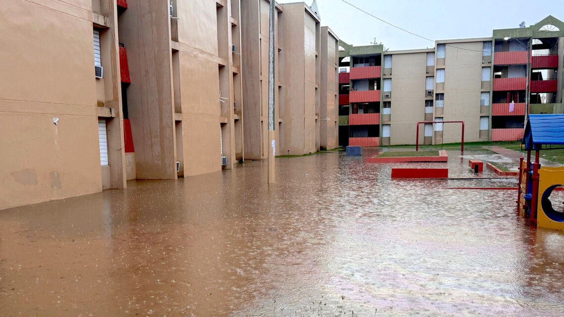 Inundación en Lirios del Sur en Ponce. (Foto suministrada)