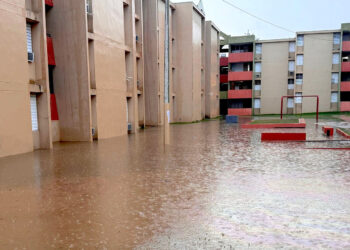 Inundación en Lirios del Sur en Ponce. (Foto suministrada)