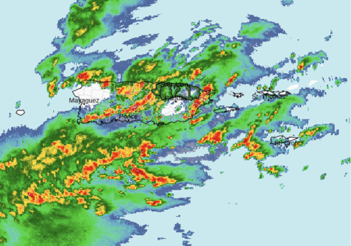 Imagen del radar. (Foto: SNM)