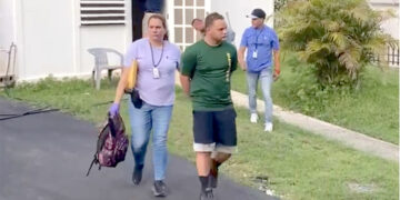 Abiel Vélez Rivera fue arrestado hoy. (Captura de vídeo)