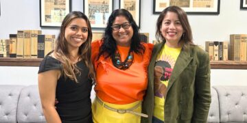 Lenna Marielys Ramírez Cintrón, Ana Yris Guzmán y Cristina Parés Alicea. (Foto suministrada)