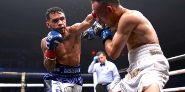Oscar “El Pupilo” Collazo venció por decisión unánime a Gerardo Zapata. (Foto: Miguel Cotto Promotions)