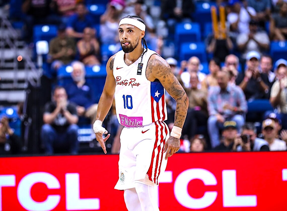 José Alvarado, de la Selección Nacional de Puerto Rico. (Foto: Federación de Baloncesto de Puerto Rico)