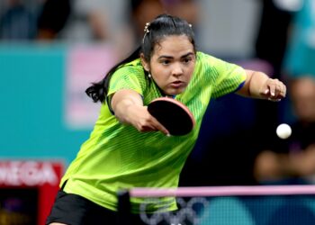 Adriana Díaz perdió el partido de octavos de final en París 2024. (Foto: COPUR)