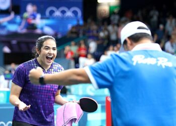 La próxima contrincante de Díaz será la ganadora entre Song Pyon de Corea y la alemana Nina Mittelham a jugarse este martes a las 5:00 de la madrugada (hora de Puerto Rico). (Foto: COPUR)