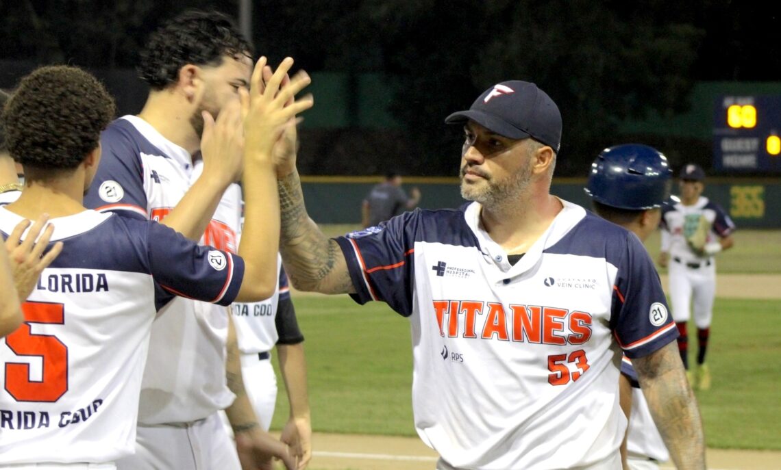 Héctor Santiago ganó por los Titanes de Florida. (Foto suministrada)