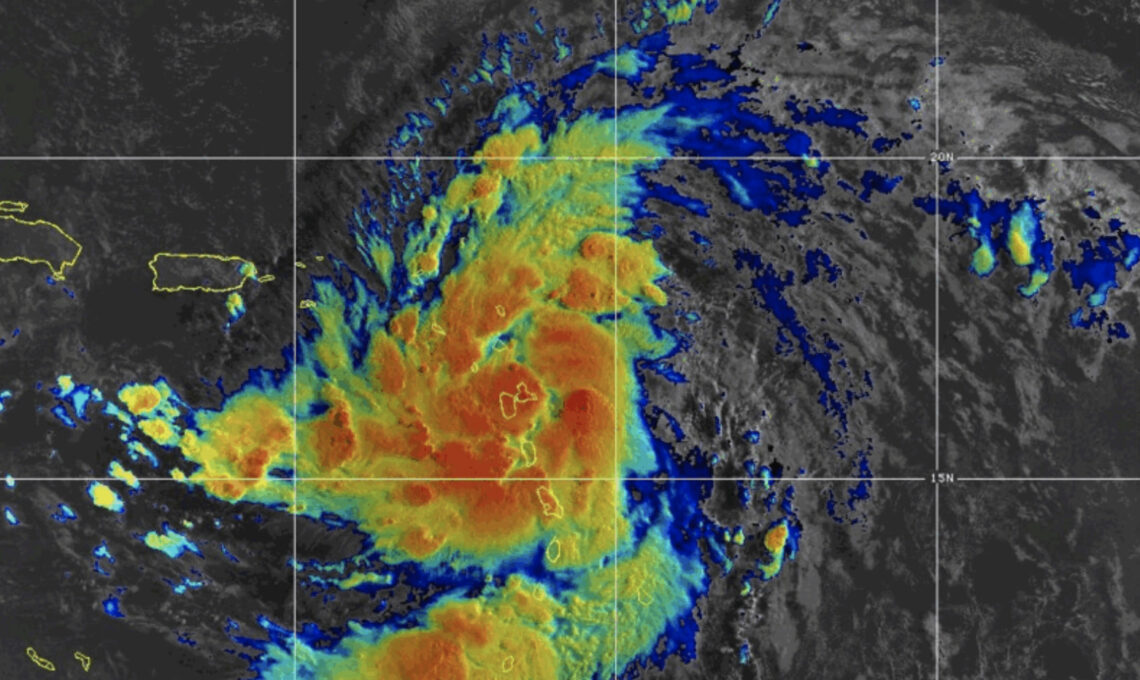 Imagen del satélite. (NOAA)