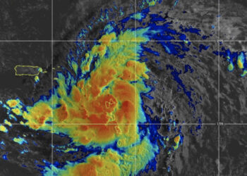 Imagen del satélite. (NOAA)