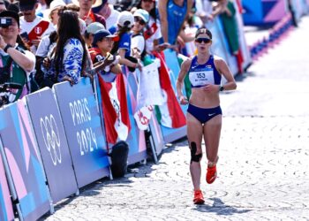 Rachelle de Oberta debutó en el evento de marcha de París 2024. (Foto: COPUR)