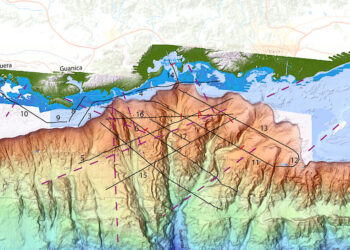 Aunque es vital para la construcción de edificios e infraestructura, el mapa no se actualizaba desde el 2003, ni incluía a la inquieta falla geológica de Montalva, situada al sur del país. (Gráfica: USGS)