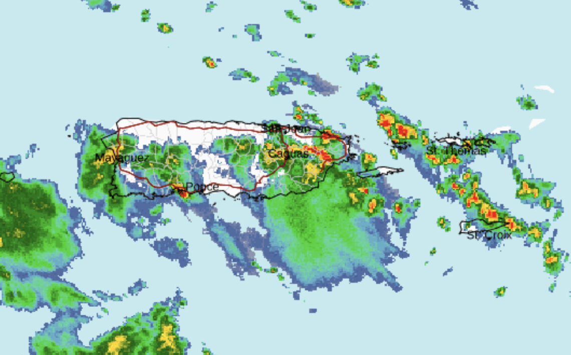 Imagen del radar. (SNM)