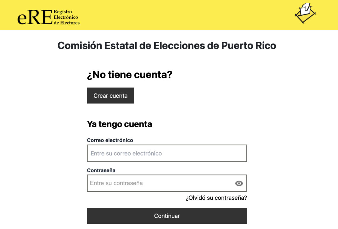 (Captura del portal de la Comisión Estatal de Elecciones)