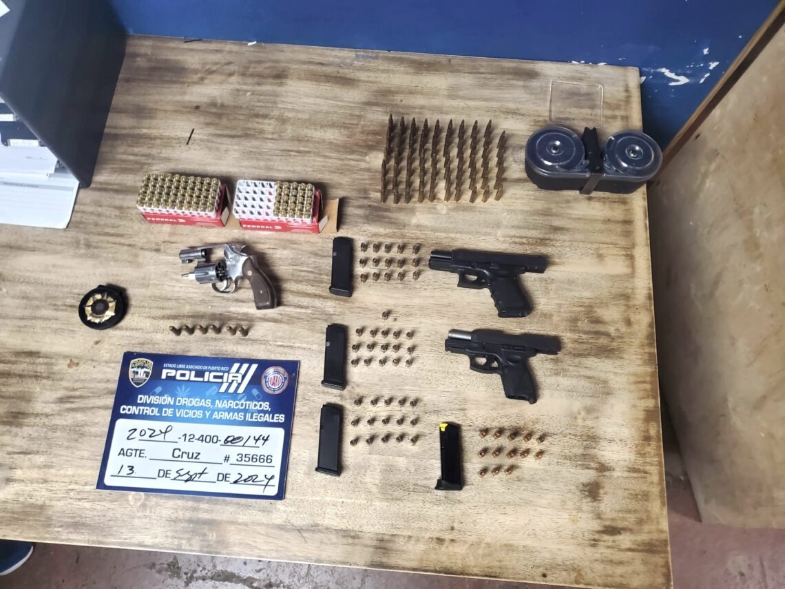 Evidencia ocupada por la Policía. (Foto suministrada)