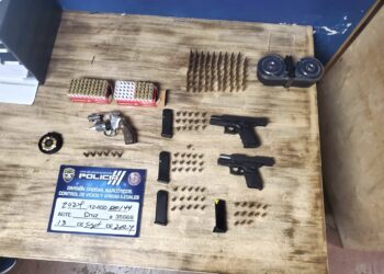 Evidencia ocupada por la Policía. (Foto suministrada)