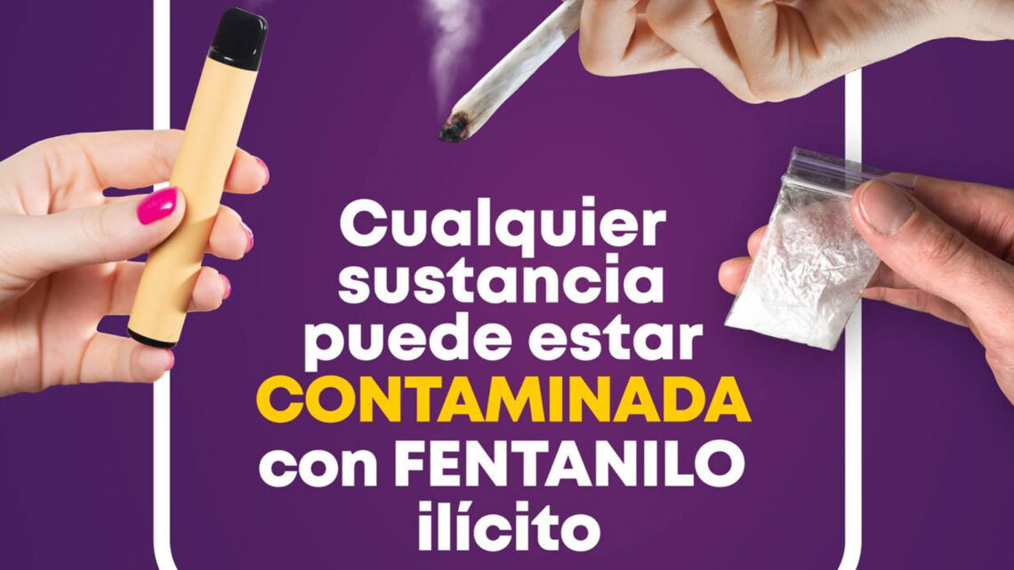 Extracto de un arte promocional de la campaña de ASSMCA contra el fentanilo dirigida a la juventud. (Foto suministrada)