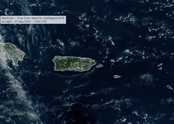 Imagen del satélite. (Foto: NOAA)