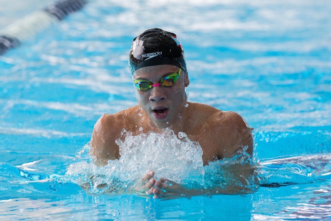 El delfín Diego Resto ganó tres medallas de oro y estableció dos marcas nacionales y para el PRISO. (Foto: Cecilio Vélez/FPN)