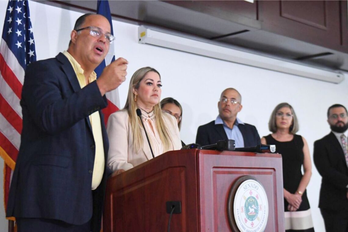 Senadores Keren Riquelme y Juan Oscar Morales. (Foto suministrada)