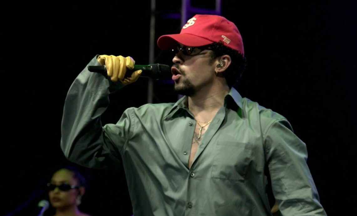 Bad Bunny en el Festival de la Esperanza. (Fotocaptura)