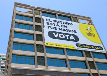 Fachada del edificio de la Comisión Estatal de Elecciones en Hato Rey. (Foto: Brandon Cruz González / CPI)