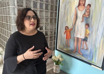 Coraly León, presidenta de la Red Nacional de Albergues de Violencia de Género. (Foto suministrada)